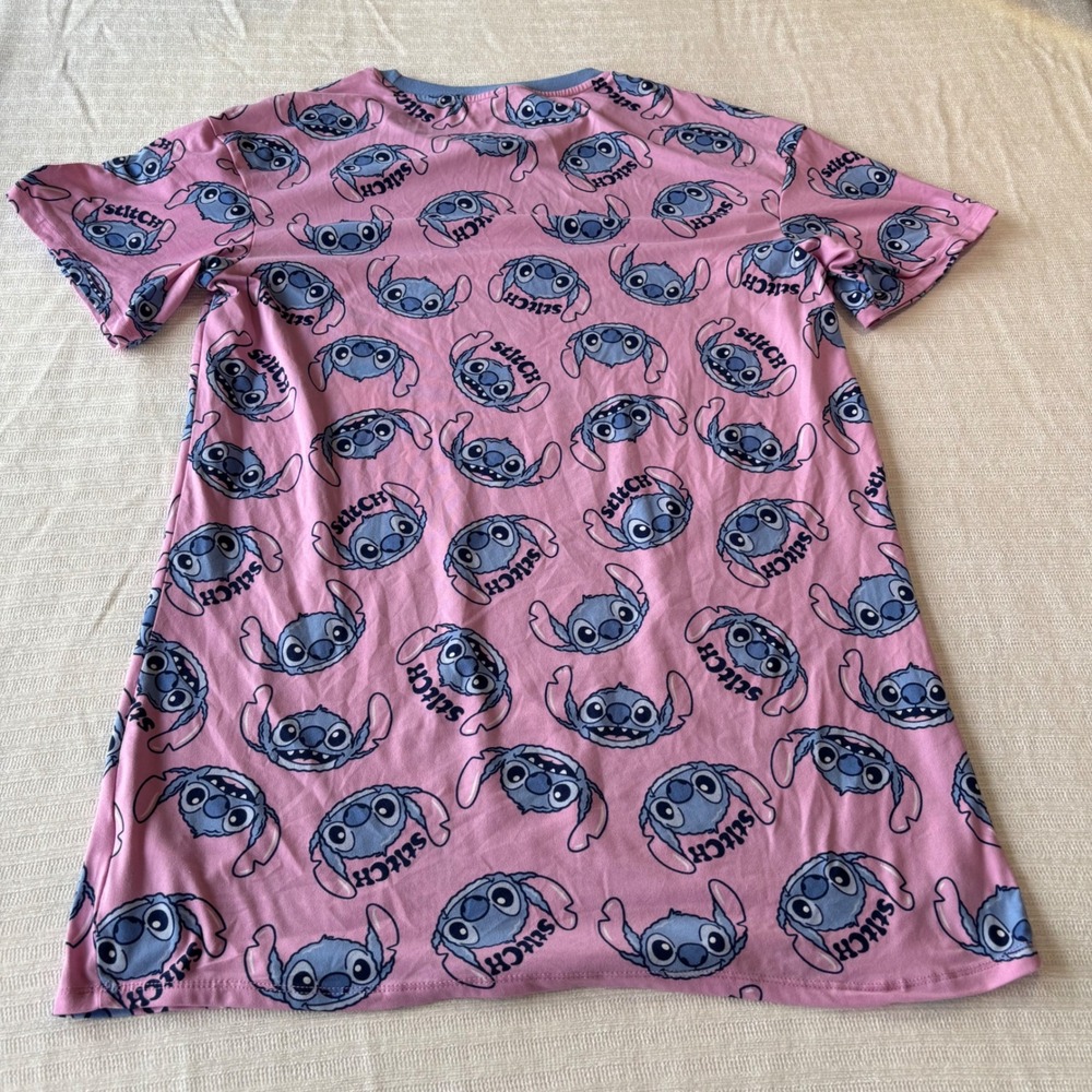 Disney‎ Lilo & Stitch Pink Sleep Shirt Nightgown Womens XS LZ35921GA - Picture 3 of 9